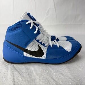 Nike Fury Wrestling Shoes Blue AO2416 401 Men’s Size 9.5 and 10